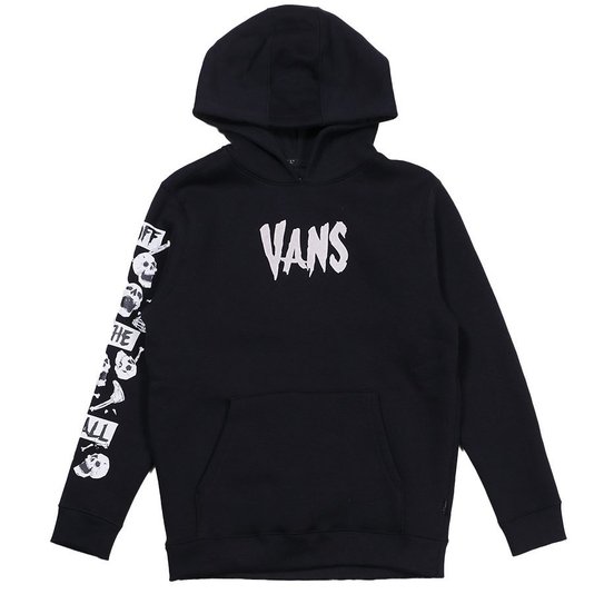Moletom Vans Skeleton Pullover Juvenil Preto
