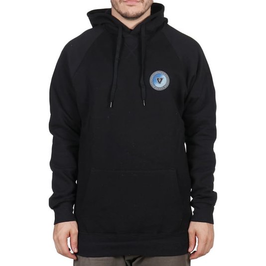 Moletom Vissla Founded Canguru Preto