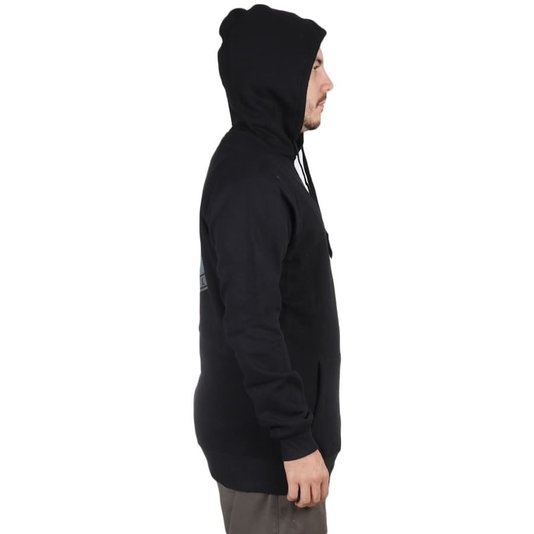 Moletom Vissla Founded Canguru Preto