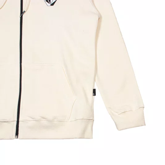 Moletom Volcom Ab Iconic Stone Off White