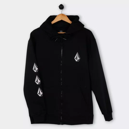 Moletom Volcom Ab Iconic Stone Preto