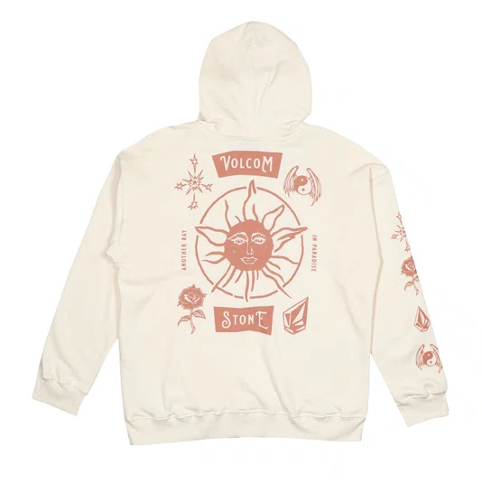 Moletom Volcom Lounging Feminino Off White