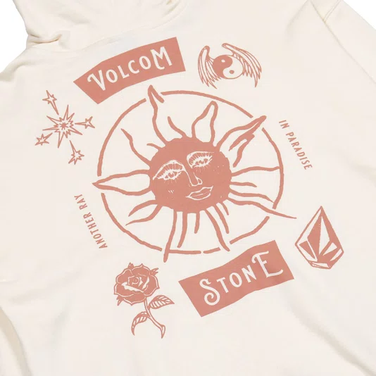 Moletom Volcom Lounging Feminino Off White