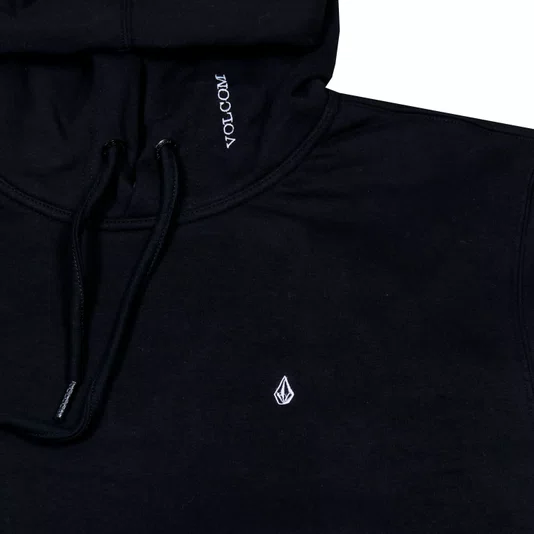 Moletom Volcom Fc Single Stone Juvenil Preto