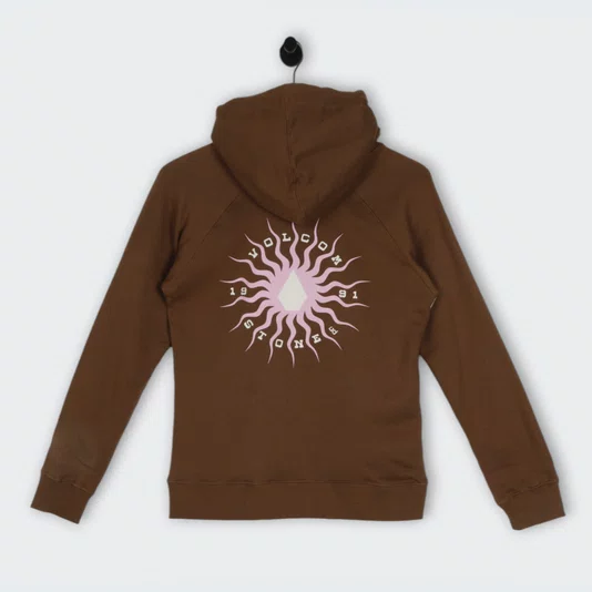 Moletom Volcom Fc Stone Dream Feminino Marrom
