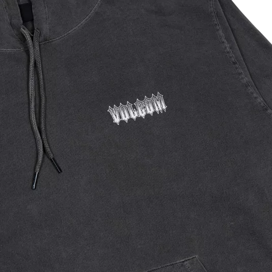 Moletom Volcom Noder Preto Estonado