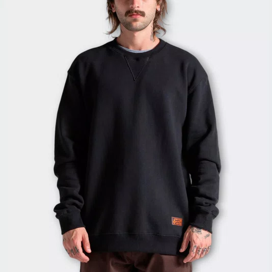 Moletom Volcom Operzone Preto