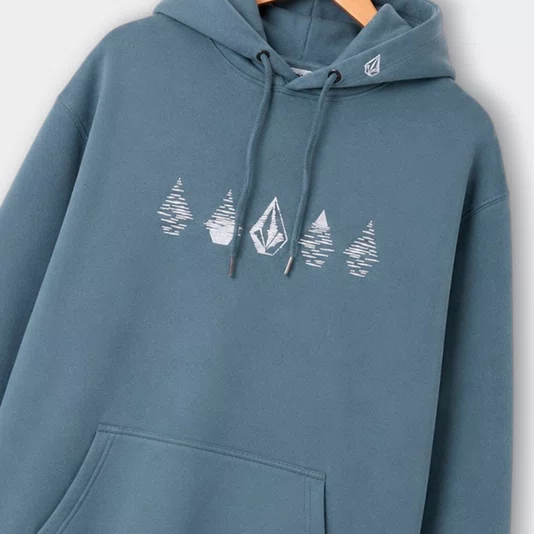 Moletom Volcom Stone Lunar Cinza Chumbo