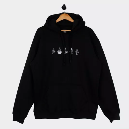 Moletom Volcom Stone Lunar Preto