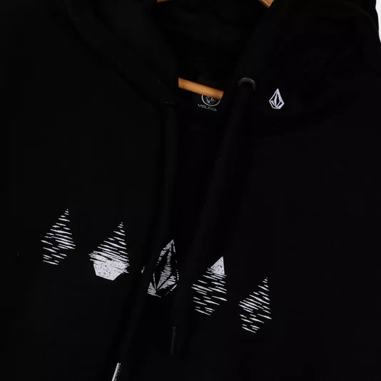 Moletom Volcom Stone Lunar Preto