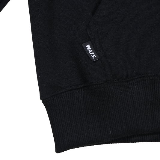 Moletom Wats Box Ziper Preto