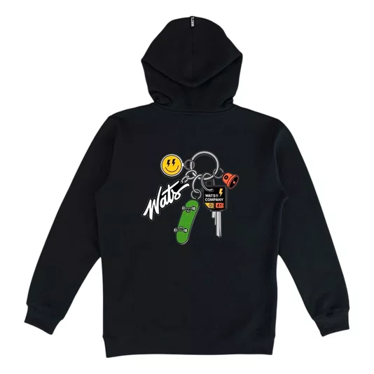 Moletom Wats Chaveiro Preto