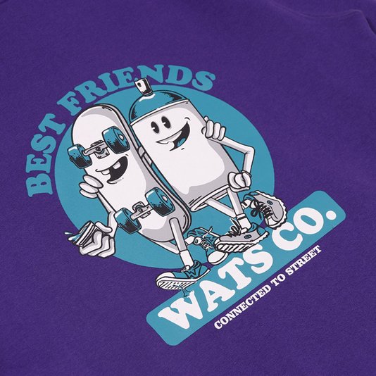 Moletom Wats Friends Roxo