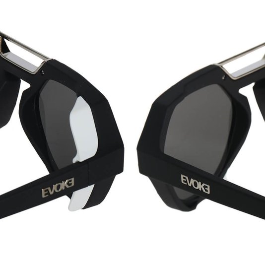 Óculos Evoke Avalanche A10 Total Preto Fosco/Prata/Branco