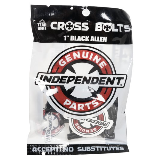 Parafuso De Base Independent Allen Hardware 1" Preto