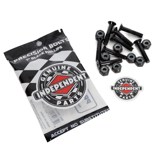 Parafuso De Base Independent Phillips Hardware 1" Preto