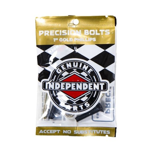 Parafuso Independent Phillips Hardware 1" Dourado/Preto