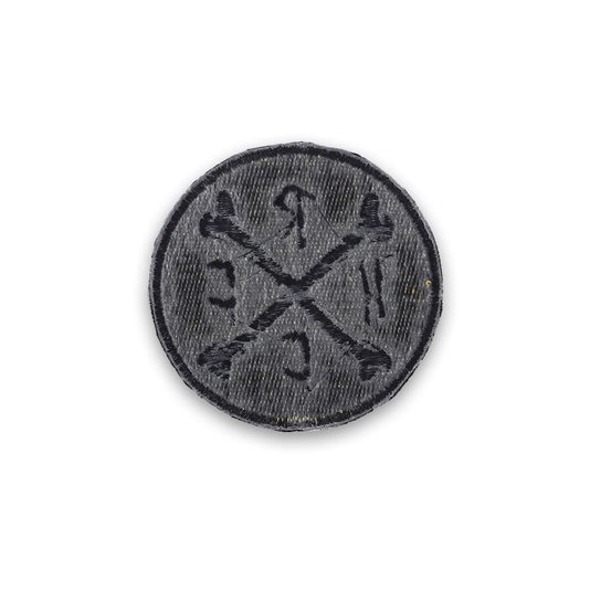 Patch Rock City Bones Termocolante Amarelo/Preto