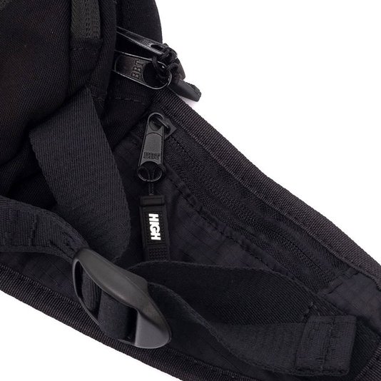 Pochete High Company Overdyed Denim Waist Bag Preto