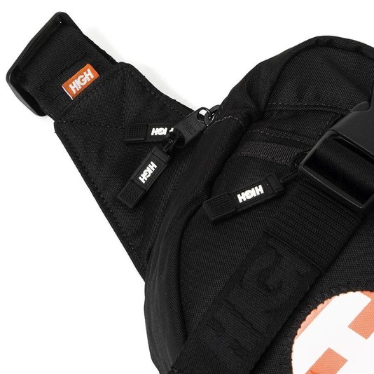 Pochete High Company Waist Bag Capsule Preto/Laranja