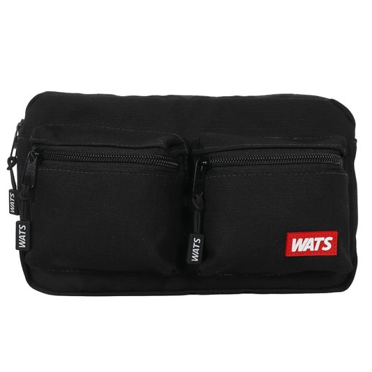 Pochete Wats Bag Fole Ripstop Preto