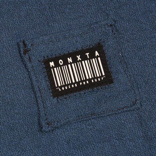 Poncho Monxta Infantil Azul/Cinza