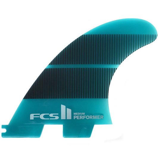 Quilha FCS II Performace Neo Glass Azul/Preto