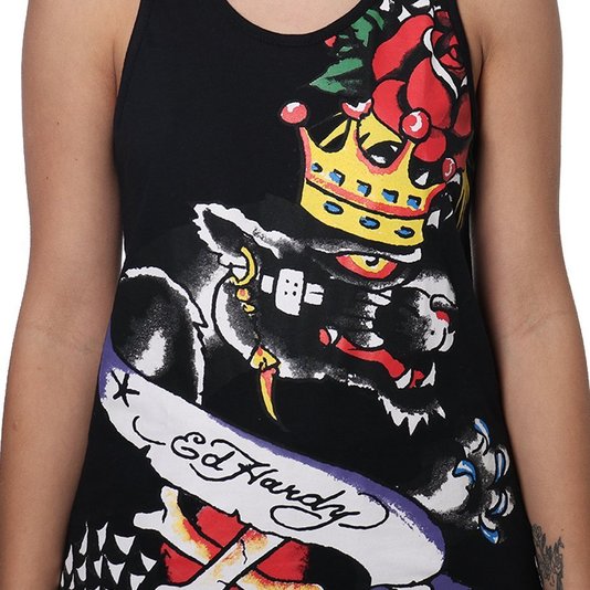 Regata Ed Hardy Panther Preto