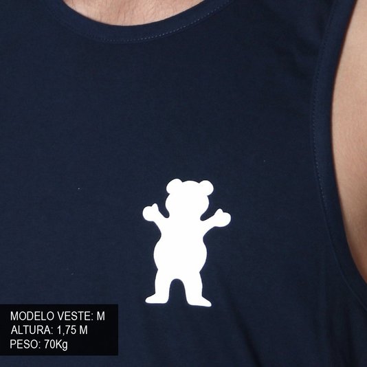Regata Grizzly Mini Og Bear Azul Marinho