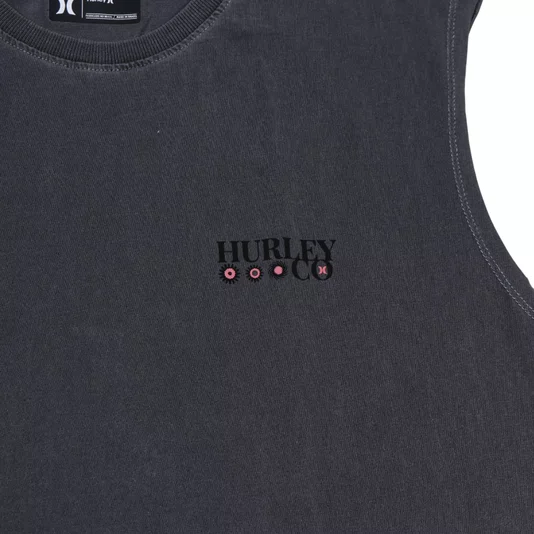 Regata Hurley Letters Preto Estonado