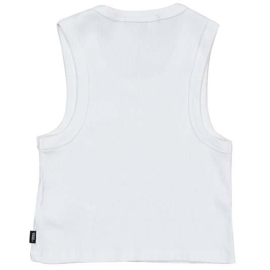 Regata Vans Drew Rib Tank G Cropped Juvenil Branco