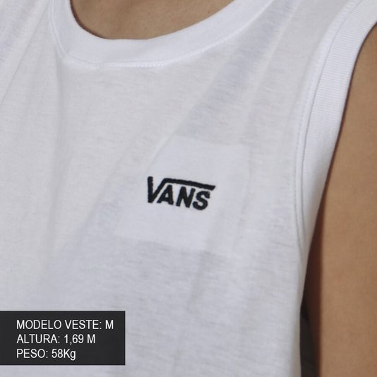 Regata Vans Junior V Muscle Branco