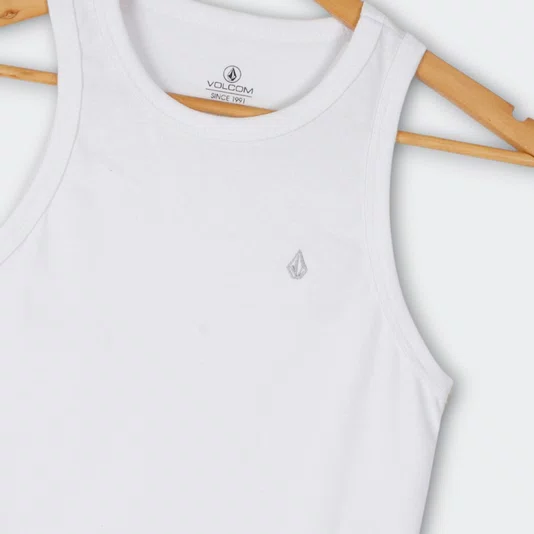 Regata Volcom Basic Stone Feminina Branco