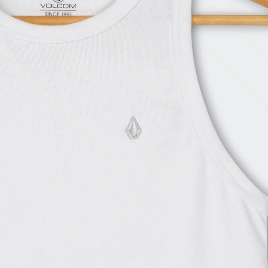 Regata Volcom Basic Stone Feminina Branco