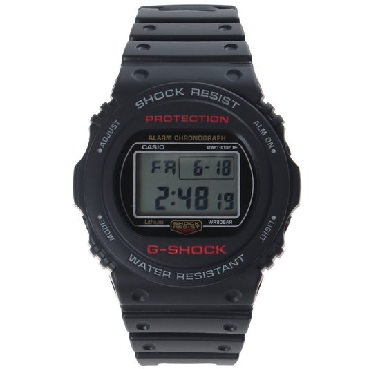 Relógio Casio G-shock DW-5750E-1DR Preto