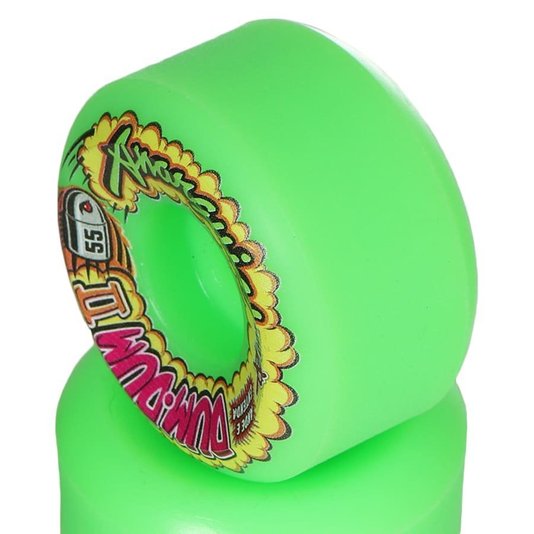 Roda Anarquia Dum-Dum Ii 100a 55mm Verde Limão