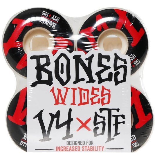 Roda Bones Annuals STF V4 103A Wides Branco/Preto/Vermelho