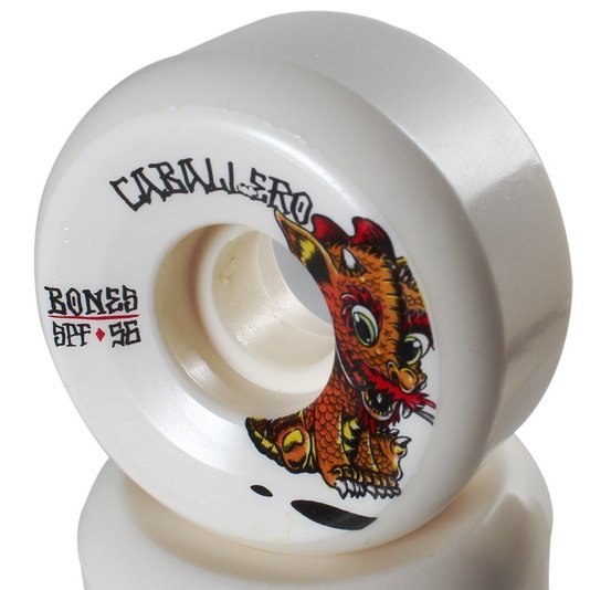 Roda Bones Steve Caballero Baby Dragons 84B Branco