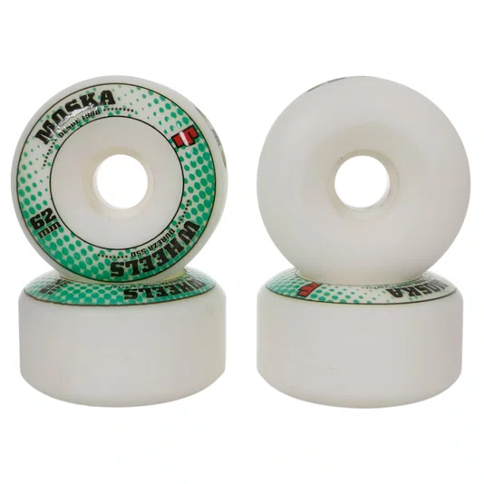 Roda Moska White Rock 55d Branco/Verde