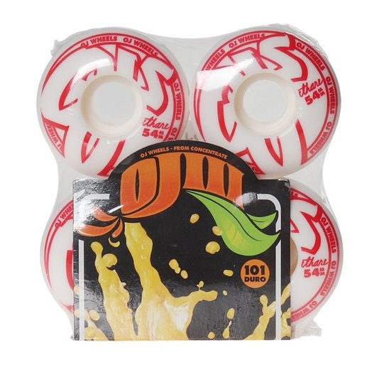 Roda Oj Concentrates Hard Lines 101a Branco/Vermelho 