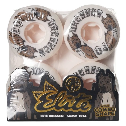 Roda Oj Wheels Dressen Pit Elite Mini 101a Branco/Preto/Marrom
