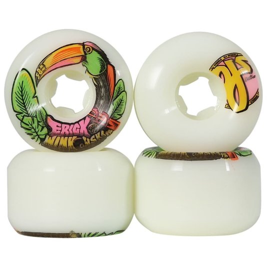 Roda Oj Wheels Winkowisk Tropics Original Mini Combo 99a Branco/Verde/Laranja