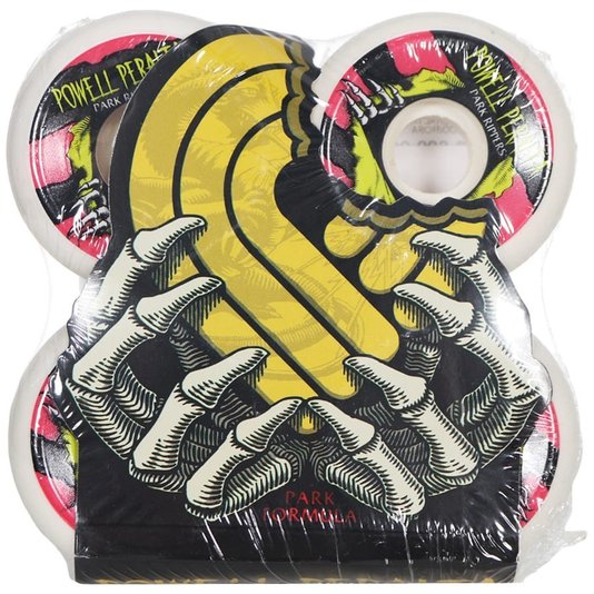Roda Powell Peralta Park Ripper 2 Branco/Rosa