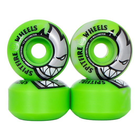 Roda Spitfire Classics Bighead Verde/Branco