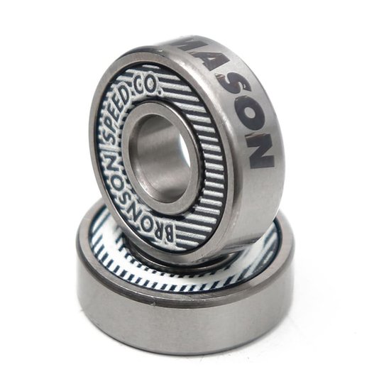 Rolamento Bronson Speed Co. G3 Mason Silva Prata/Branco