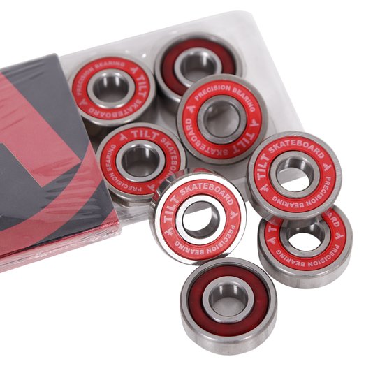 Rolamento Tilt Skateboard Bearings Prata/Vermelho