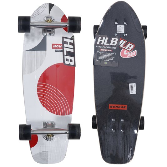 Semi Longboard Hondar Memphis 30 X 9,5 Branco/Vermelho