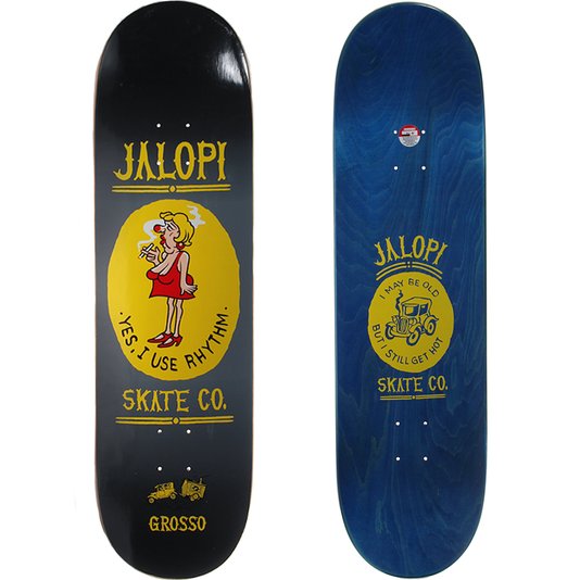 Shape Anti-Hero Jeff Grosso Jalopi Skate Co. 9.0 Preto/Amarelo