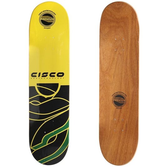 Shape Cisco Premium Serie Logo Seta #3 Amarelo/Preto/Verde