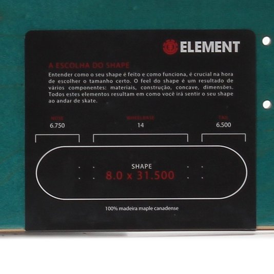 Shape Element Nyjah Huston Lion Array 8.0 Branco/Preto
